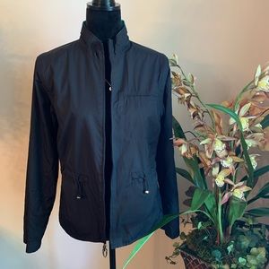 IZOD  I  Wear it 4-Ways: Black & Aqua Jacket/Vest